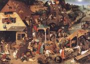 Pieter Bruegel Museums national the niederlandischen proverb oil painting artist